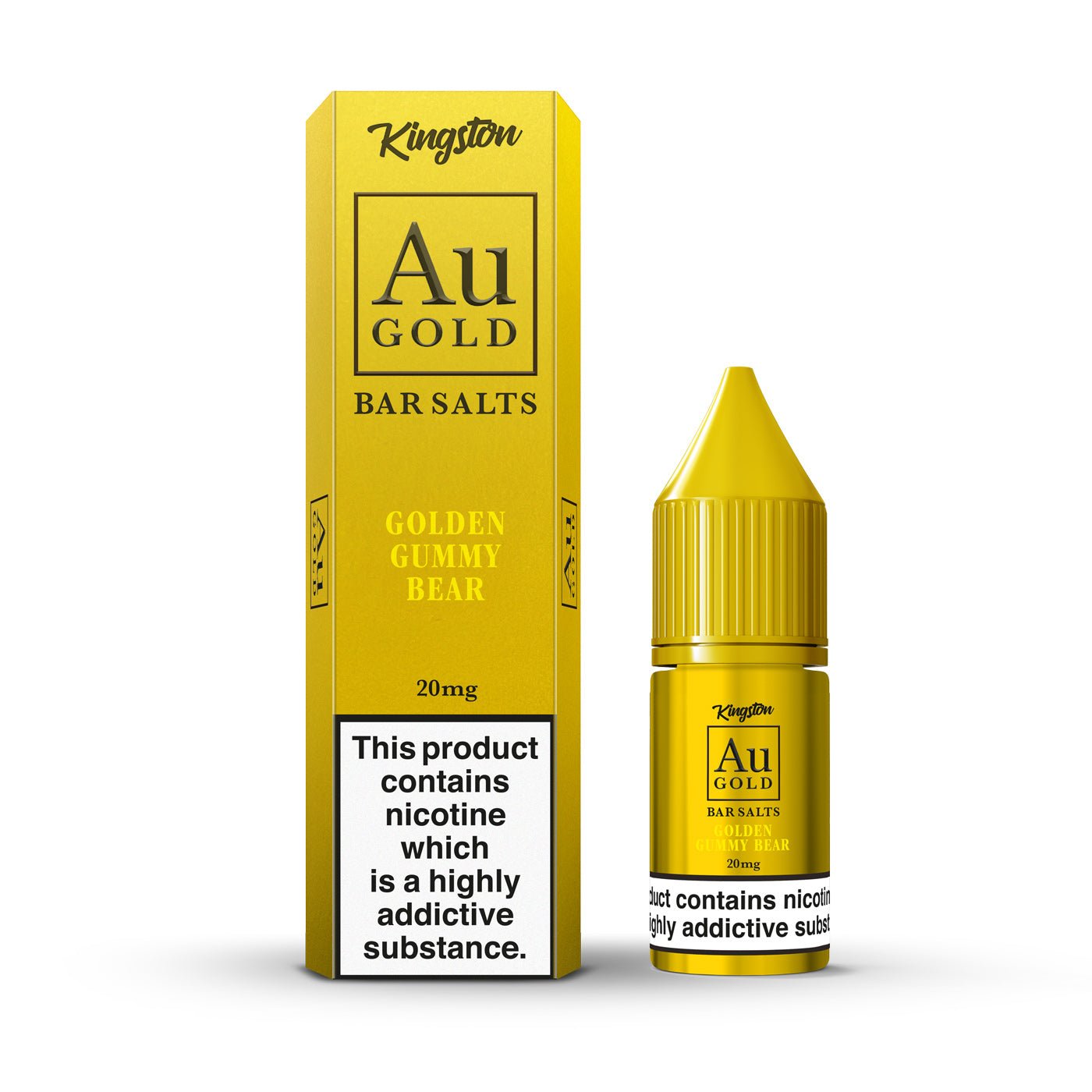 Kingston Au Gold Bar Salts 10ml Nic Salt - Vaping Wholesale