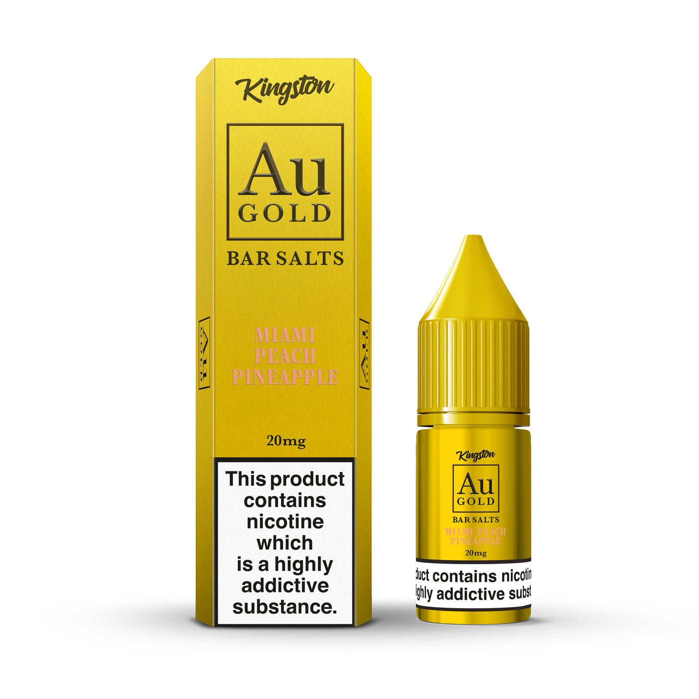 Kingston Au Gold Bar Salts 10ml Nic Salt - Vaping Wholesale