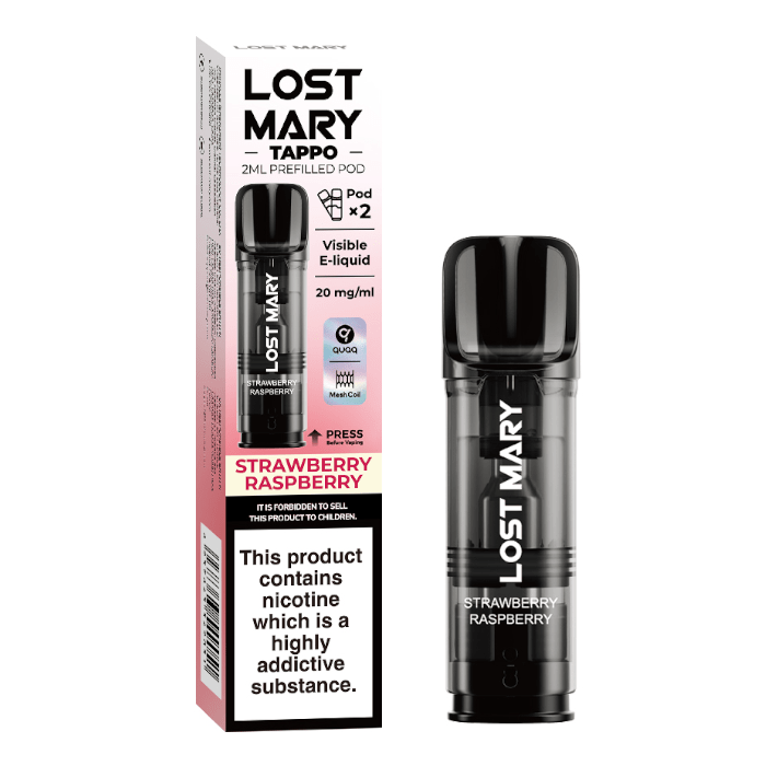 Lost Mary Tappo Prefilled Replacement Pod (2pcs/pack) - Vaping Wholesale