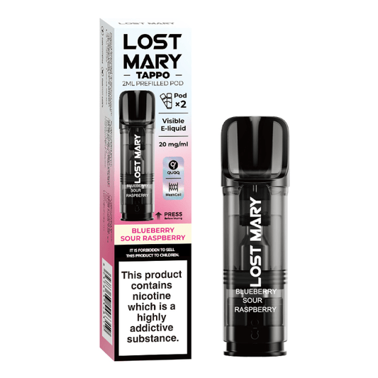 Lost Mary Tappo Prefilled Replacement Pod (2pcs/pack) - Vaping Wholesale