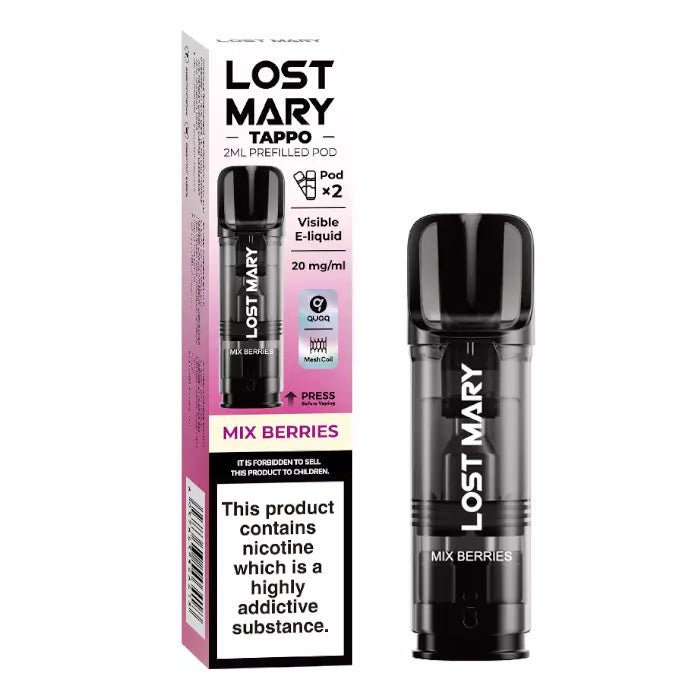 Lost Mary Tappo Prefilled Replacement Pod (2pcs/pack) - Vaping Wholesale