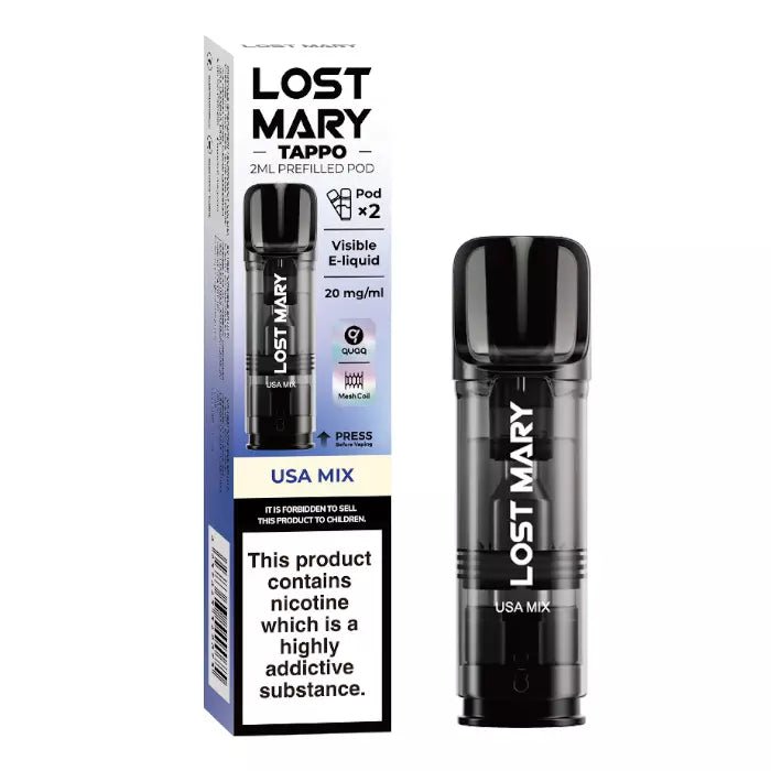 Lost Mary Tappo Prefilled Replacement Pod (2pcs/pack) - Vaping Wholesale