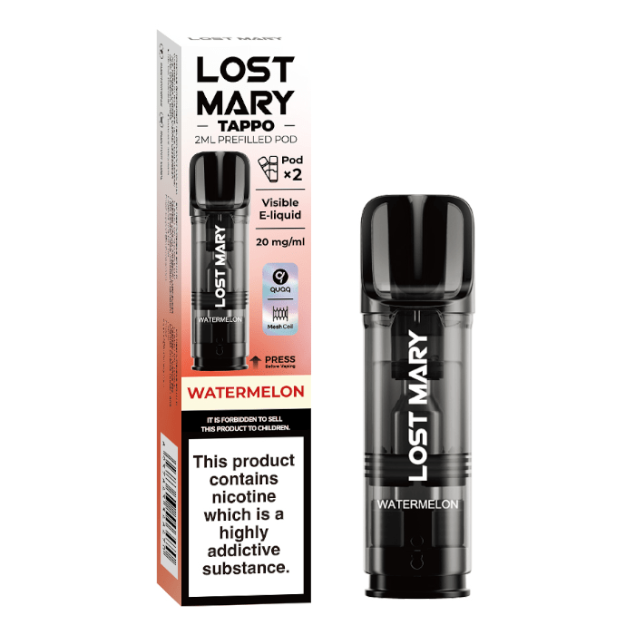 Lost Mary Tappo Prefilled Replacement Pod (2pcs/pack) - Vaping Wholesale