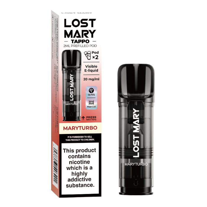 Lost Mary Tappo Prefilled Replacement Pod (2pcs/pack) - Vaping Wholesale