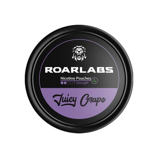 ROARLABS Juicy Grape Nicotine Pouches - Vaping Wholesale