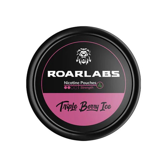 ROARLABS Triple Berry Ice Nicotine Pouches - Vaping Wholesale