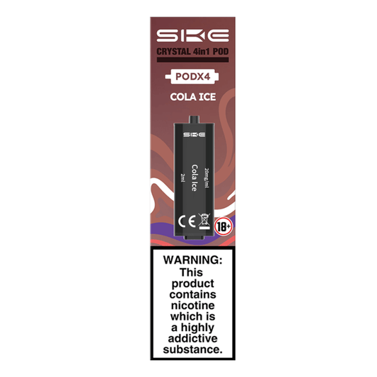 SKE Crystal 2400 4 in 1 Prefilled Pod (4pcs/pack) - Vaping Wholesale