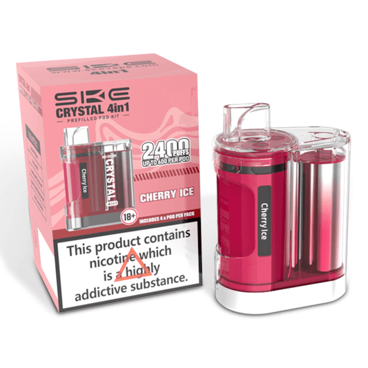 SKE Crystal 2400 4 in 1 Vape Pod Kit - Vaping Wholesale