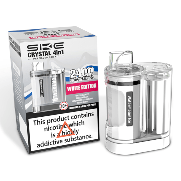 SKE Crystal 2400 4 in 1 Vape Pod Kit - Vaping Wholesale
