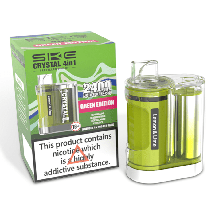 SKE Crystal 2400 4 in 1 Vape Pod Kit - Vaping Wholesale