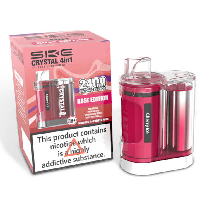 SKE Crystal 2400 4 in 1 Vape Pod Kit - Vaping Wholesale