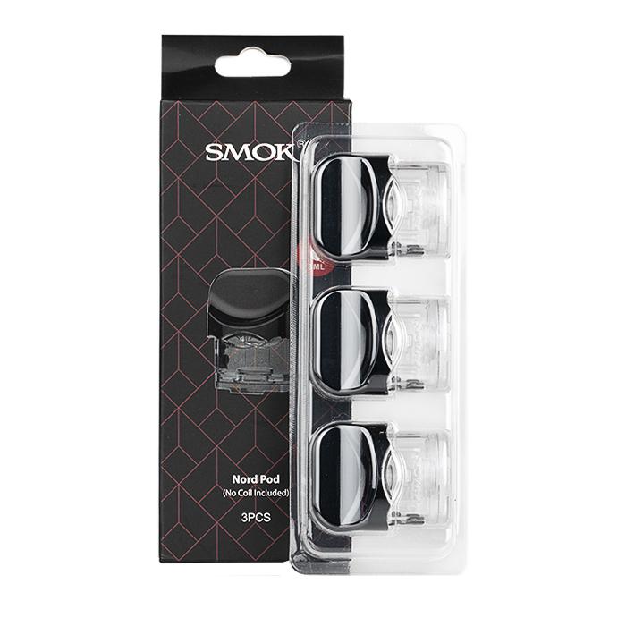 SMOK Nord Replacement Empty Pods 3PCS - Vaping Wholesale