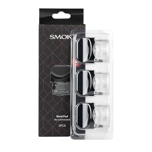 SMOK Nord Replacement Empty Pods 3PCS - Vaping Wholesale