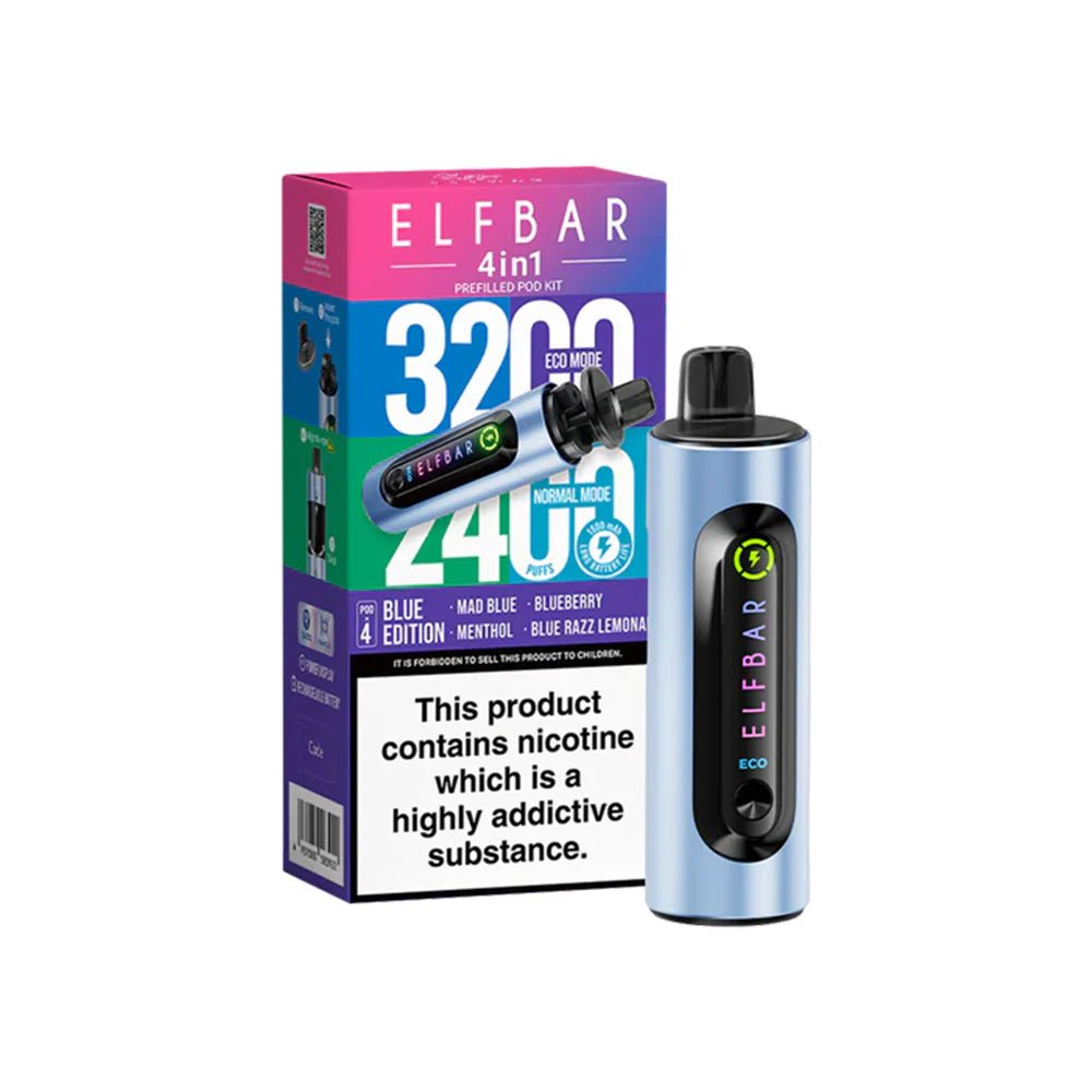 Elf Bar 3200 4 In 1 prefilledpod kit - Vaping Wholesale