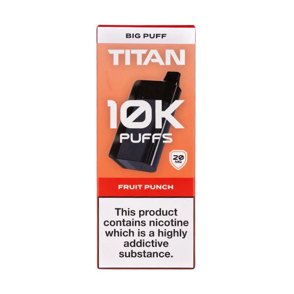 Titan 10k Rechargeable Disposable Vape - Vaping Wholesale