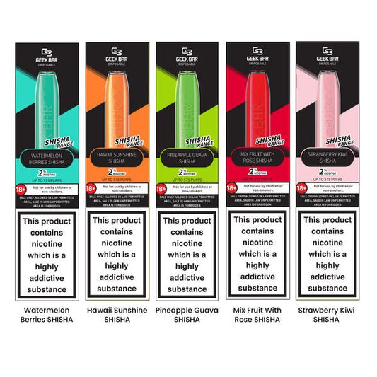 Geek Bar Shisha Disposable Vape 575 Puffs - Vaping Wholesale