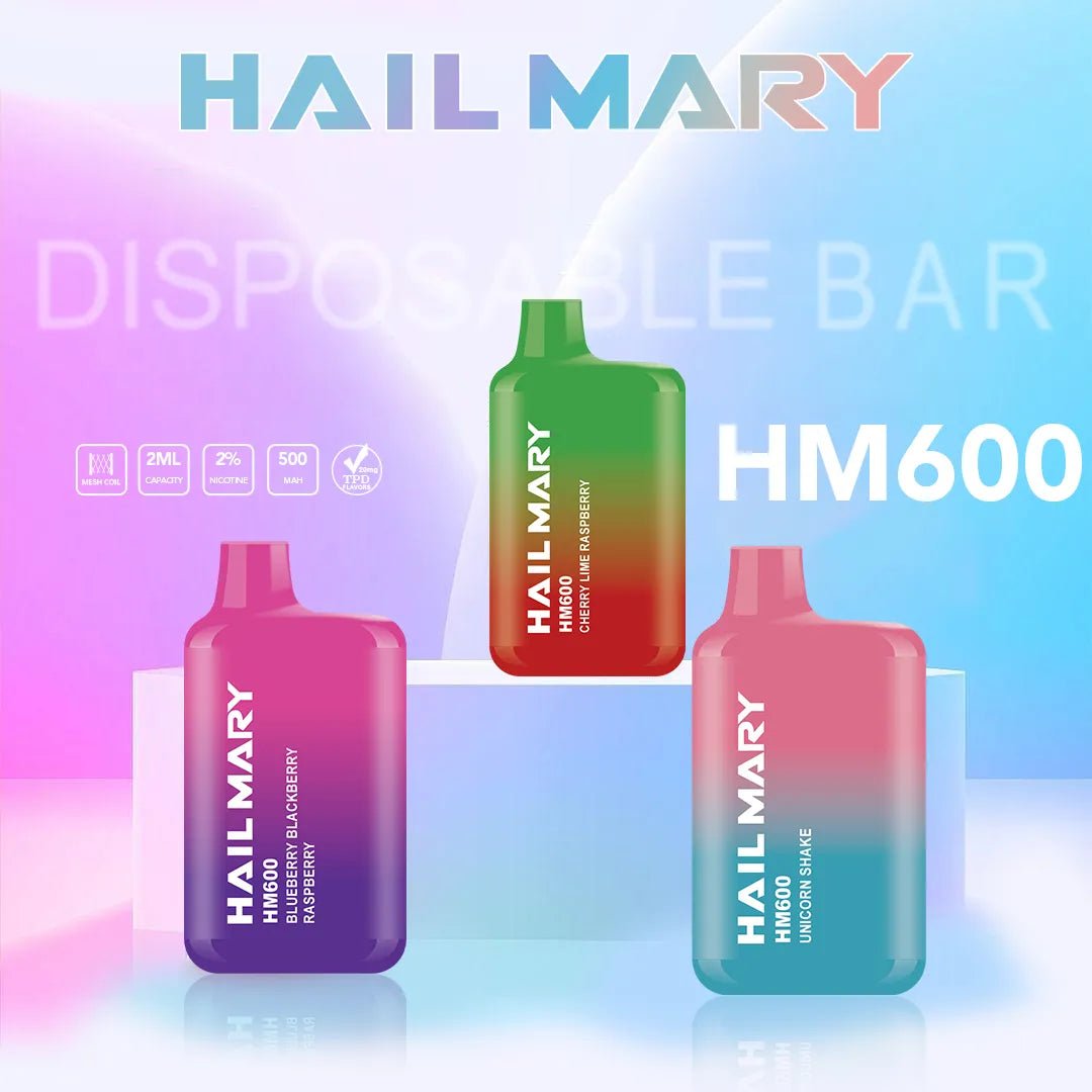 Hail Mary HM600 Mesh Coil Disposable Vape 600 Puffs - Vaping Wholesale